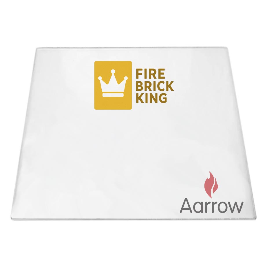 Aarrow Sherborne Medium Stove Glass - Fire Brick King