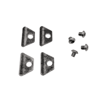 Arada Stove Glass Clips & Screw Set - Fire Brick King