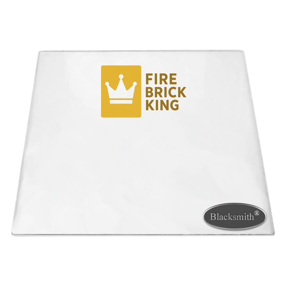 Blacksmith Anvil Stove Glass - Fire Brick King