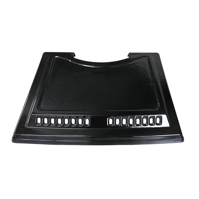 Elessar Removable Top Lid Enamel Black - Fire Brick King
