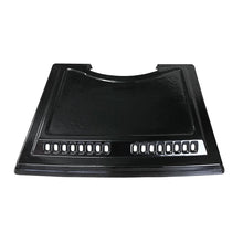 Elessar Removable Top Lid Enamel Black - Fire Brick King