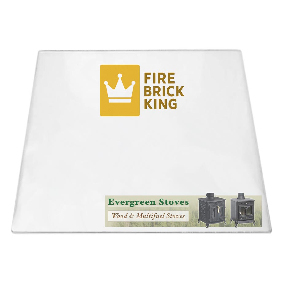 Evergreen Poplar Stove Glass - Fire Brick King