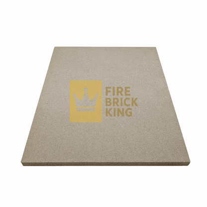 Fire Board 600x500x25mm Heat Resistant Vermiculite Stove Liner BBQ Pizza Oven - Fire Brick King