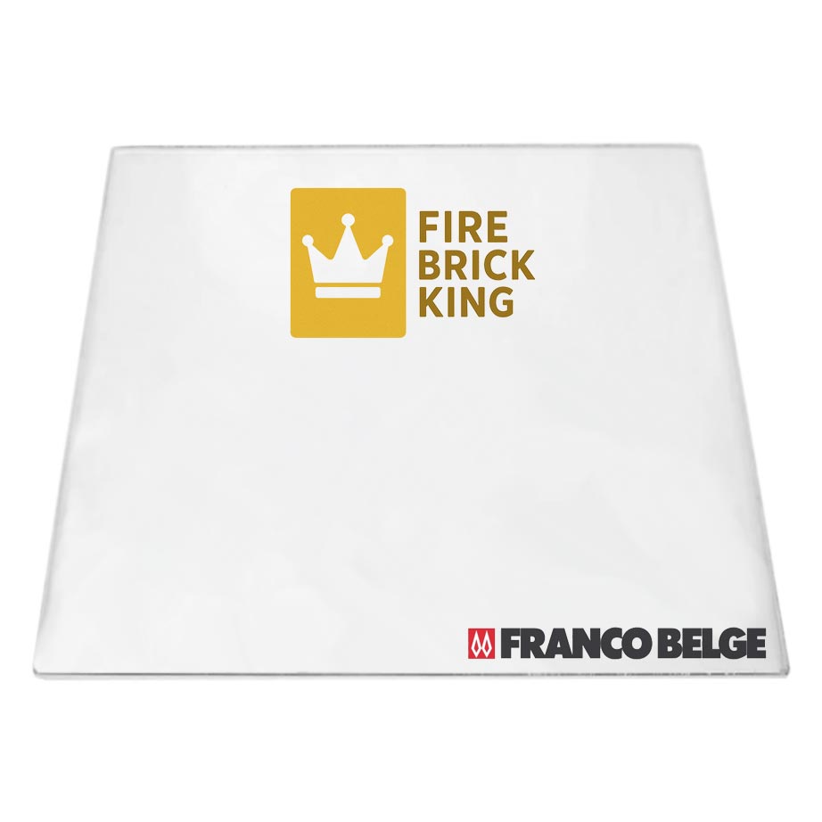 Franco Belge Montfort Stove Glass - Fire Brick King