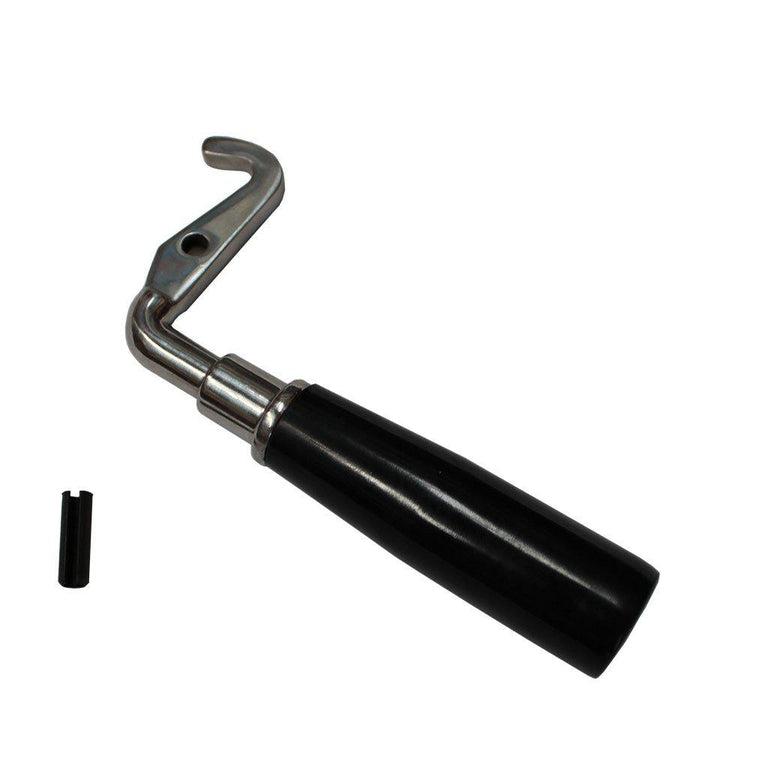 Graphite 10 Door Handle Set - Fire Brick King