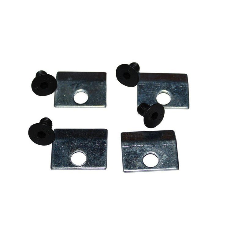 Graphite 8 Glass Clips - Fire Brick King
