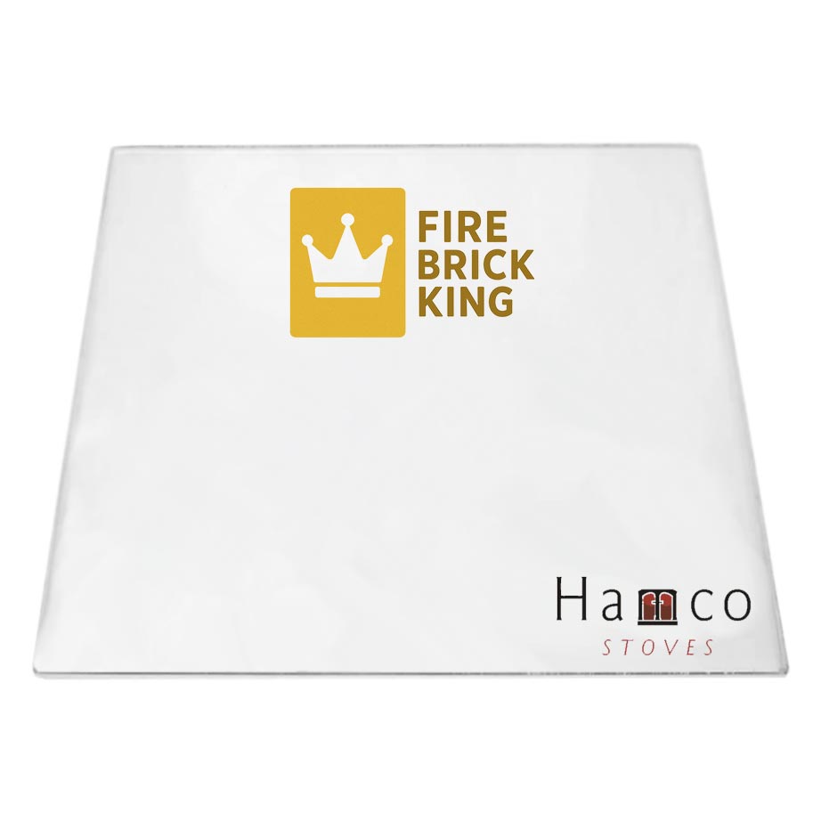 Hamco Glenregan Stove Glass - Fire Brick King