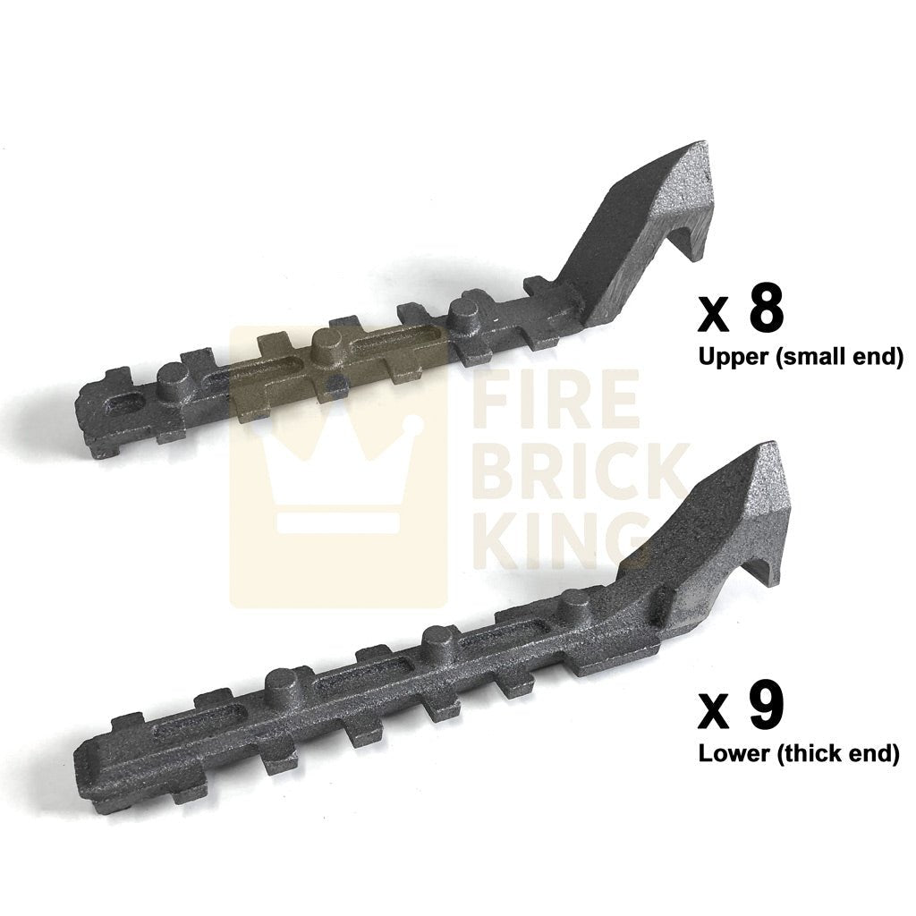 Hunter Herald 8 Grate Bar Set (x17) - Fire Brick King