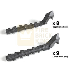 Hunter Herald 8 Grate Bar Set (x17) - Fire Brick King
