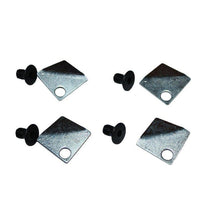 Olive Glass Clips and Screws Kit - Fire Brick King