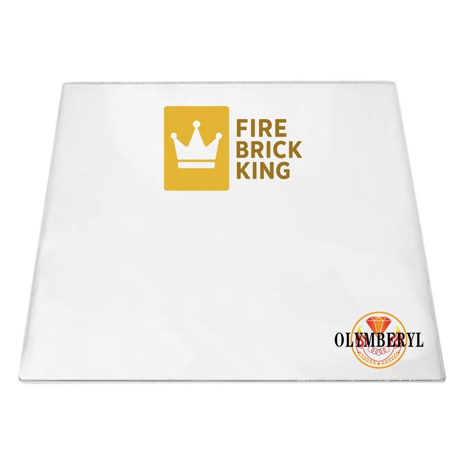Olymberyl Paladin Stove Glass - Fire Brick King