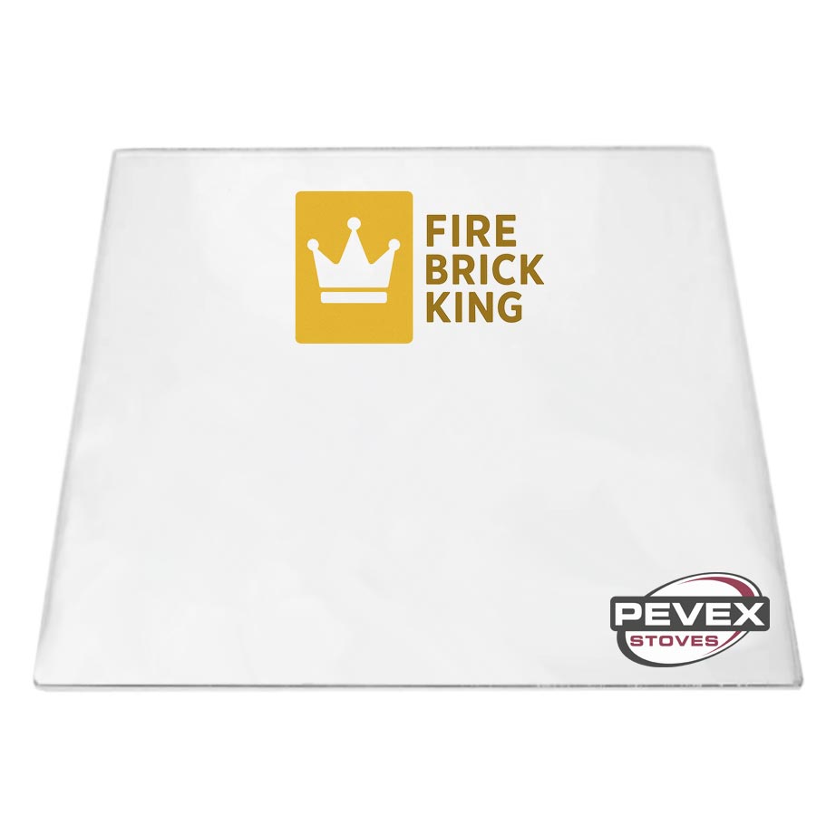 Pevex Butley Stove Glass - Fire Brick King