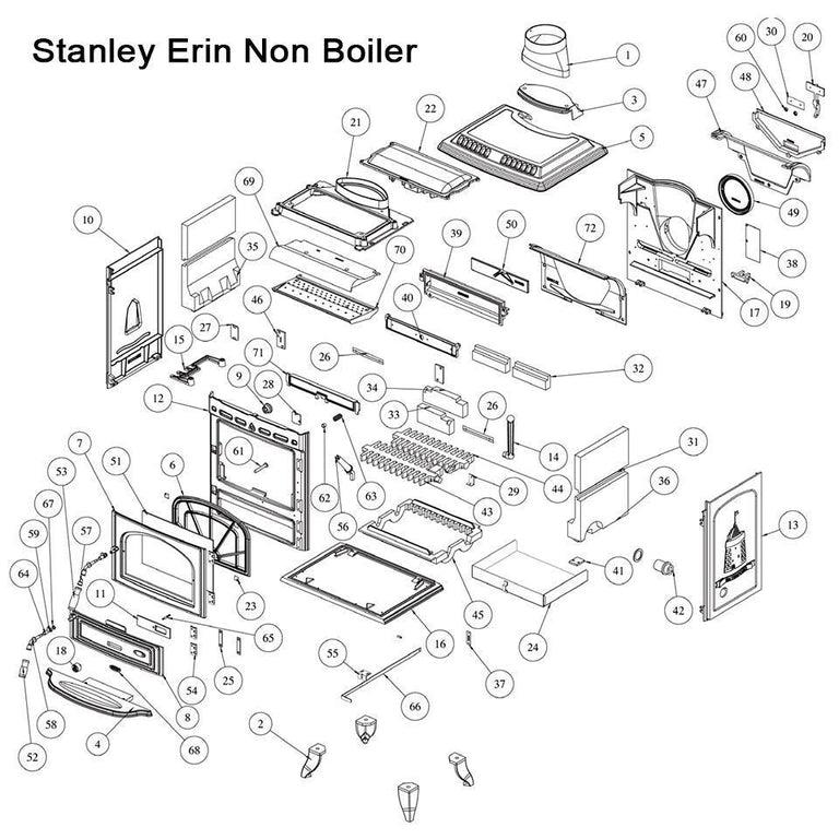 Stanley Erin Fire Fence Z00003AXX - Fire Brick King