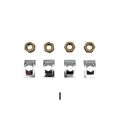 Stove Glass Clips & Screw Set – Choose Clip Type - Fire Brick King
