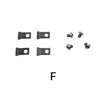 Stove Glass Clips & Screw Set – Choose Clip Type - Fire Brick King