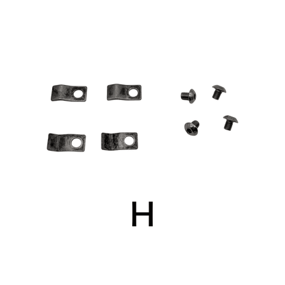 Stove Glass Clips & Screw Set – Choose Clip Type - Fire Brick King