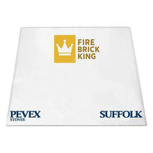 Suffolk Lark Stove Glass - Fire Brick King