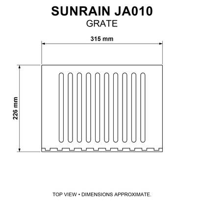 Sunrain JA010 Grate - Fire Brick King