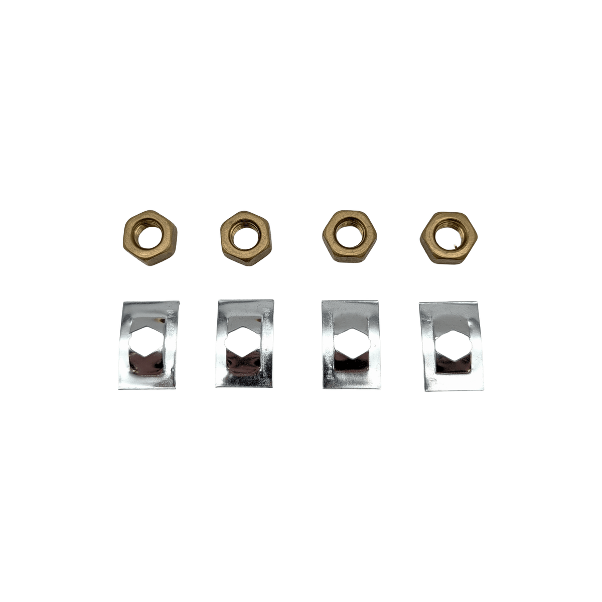 Villager Glass Clip & Nut Kit - Fire Brick King