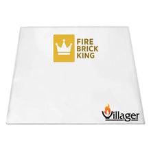 Villager Puffin 4 Stove Glass - Fire Brick King